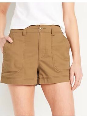 NWT Old Navy High-Waisted OGC Chino Shorts 4” inseam Tan Size M